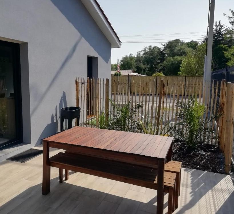 Charmante Maison Neuve Au Lac D'Hourtin Ngoại thất bức ảnh